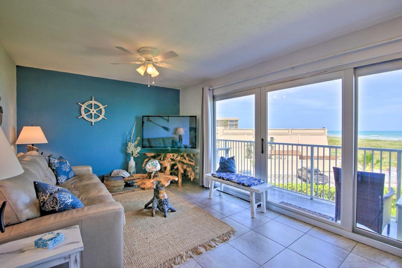 Sunny Oceanfront Condo On South Padre Island Beach Eksteriør bilde