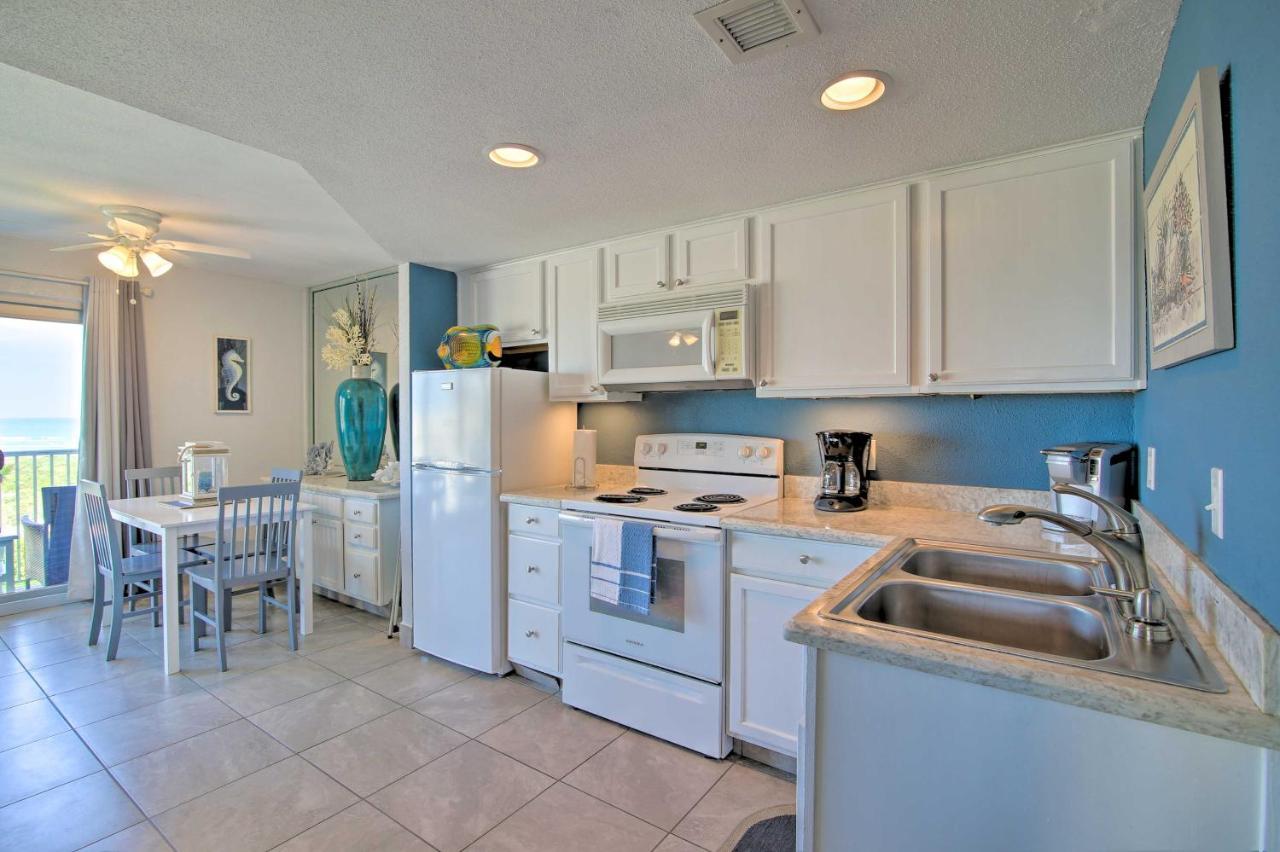 Sunny Oceanfront Condo On South Padre Island Beach Eksteriør bilde