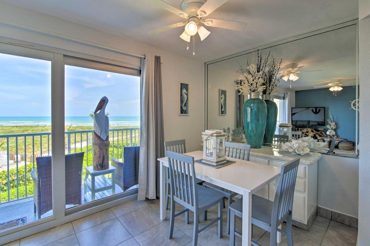 Sunny Oceanfront Condo On South Padre Island Beach Eksteriør bilde