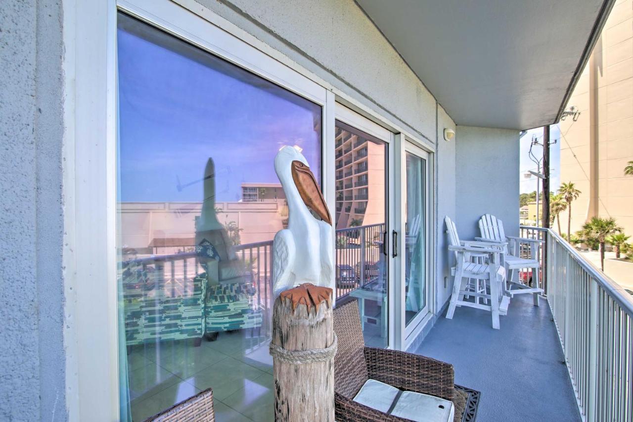 Sunny Oceanfront Condo On South Padre Island Beach Eksteriør bilde