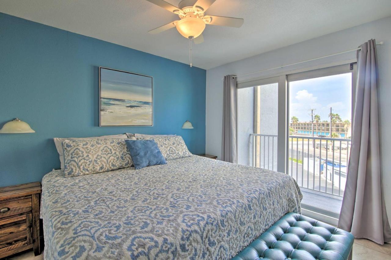 Sunny Oceanfront Condo On South Padre Island Beach Eksteriør bilde